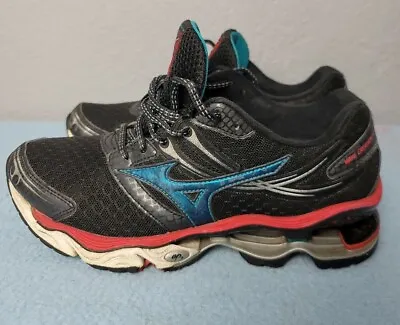 Mizuno Wave Creation 14 Running Shoes Men Black Athletic Training Sneakers Sz 7 • $39.99