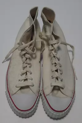 Vintage 50s 60s Randy Kort King Canvas Basketball Shoes Converse Style Size 13 • $200
