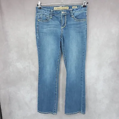 Nine West Vintage America Jeans Womens 6 Blue Denim Mid Rise Boot Cut • $10.39
