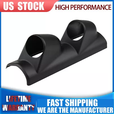 Dual Hole 52MM 2in Racing Sport Auto Meter Gauge Pillar Mount Pod Bracket Holder • $13.59