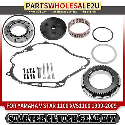 $87.99 • Buy 19x Starter Clutch Gear Kit For Yamaha V Star 1100 1999 2000 2001 2002 2003-2009