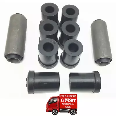 Holden Ute Van Tonner Rear Spring Shackle And Eye Bush Kit Hq Hj Hx Hz Wb • $59.50