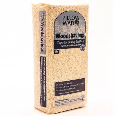 Pillow Wad Premier Small Animal Kiln Dried Sustainable Wood Shavings Mini 1kg • £6.75