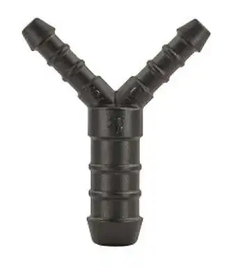 Plastic Barbed Hose Water Fuel Air Connector Pipe Joiners Reducer Y Piece Mm • £3.40