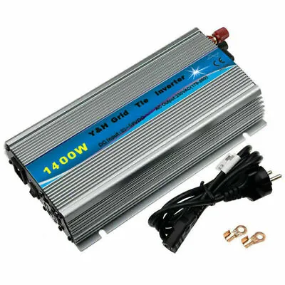 1400W Solar Grid Tie Micro Inverter DC30-46V To AC110V For 30V/36V PV Panel MPPT • $102.60