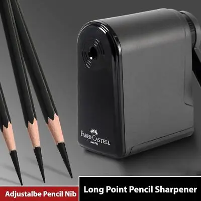 Faber Castell Artists Long Point Pencil Sharpener Manual Adjustable Pointsfor • $25.99