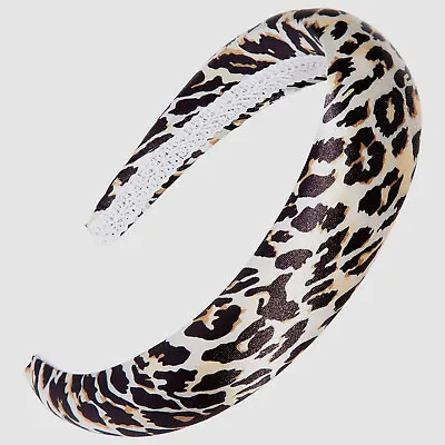 $28 L. Erickson Women's Brown Animal Print Padded Headband • $9.18