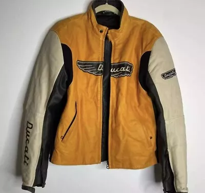 Ducati Meccanica Extreme Rare Leather Limited Edition Motorcycle Jacket Size 52  • $599