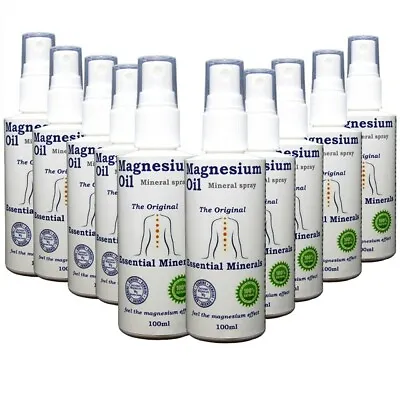 £61 • Buy 10 Bottles Max Strength  Zechstein Magnesium Oil Spray- Buy Now & Save Big