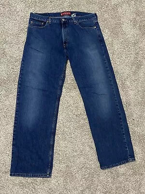 Levis Jeans 529 Mens 36x32 Blue Denim Low Rise Straight (B06) • $24.99