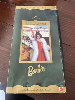 Nib Special Edition 1997 Holiday Voyage Hallmark Barbie Doll 1920’s Flapper New • $12