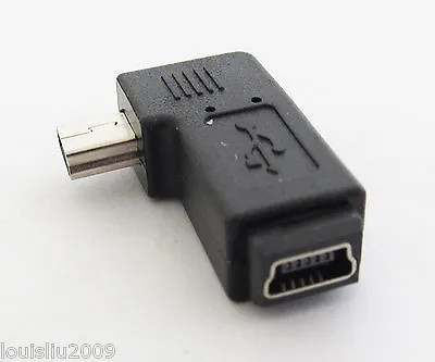 Mini 5pin USB Male To Female Right Angle 90 Degree USB Adapter Connector 1pc • $1.78