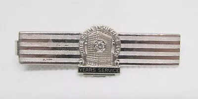 925 Sterling Silver Mens Vintage State Farm 25 Years Tie Clip 56x15 Mm ~ 14.1 G • $57.95