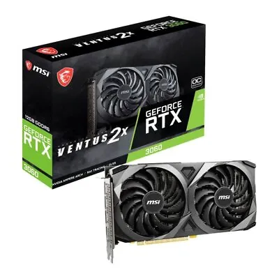 £272.96 • Buy MSI RTX 3060 Graphics Card GeForce 12GB VENTUS 2X OC Ampere