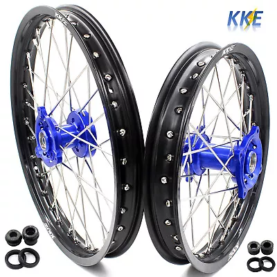 KKE 17/14'' Kid's Wheels Fit Yamaha YZ80 1993-2001 YZ85 2002-2023 RM80 RM85 Blue • $449