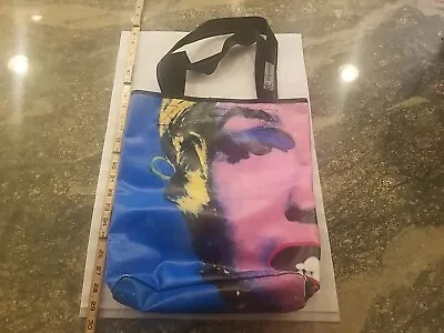 Andy Warhol Marilyn Monroe Tote Bag Purse With Clip Loop NYC Used  • £15.04