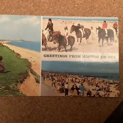 Multiview Postcard Of Horton On Sea Norfolk Posted 1982 • £1.40