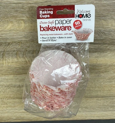 $2.95 • Buy Cup Cake Liners Baking Cups Oven Safe Papre 1 Pkg Of 18 Pour In Batter Bake NEW