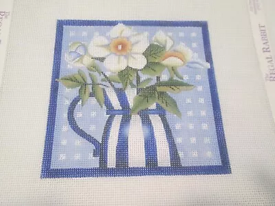 $82.50 • Buy White Roses-melissa Shirley-handpainted Needlepoint Canvas