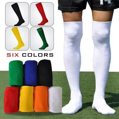 Sports Socks Football Socks Long Socks Over The Knee Breathable Sweat Non-Slip* • $11.79