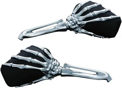 $161.95 • Buy Kuryakyn Skeleton Hand Mirrors Chrome