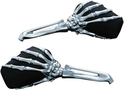 $161.95 • Buy Kuryakyn Skeleton Hand Mirrors Chrome
