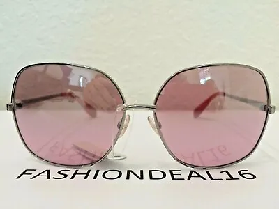 New Marc By Marc Jacobs Silver/Red Oversized MMJ183/S 6LBJQ Sunglasses • $49.99