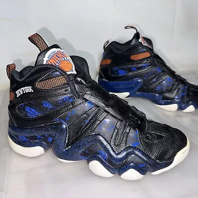 ADIDAS Crazy 8 NY Knicks Black Blue Orange KOBE Bryant Sneakers US 11 #33516 • $100