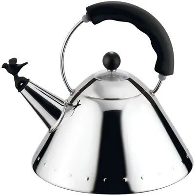 Alessi Bird Whistle Kettle 2L Black 9093 B By Michael Graves • $287.90