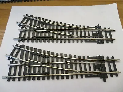 HORNBY R8073 00 Gauge 168mm Right Hand Turn Nickel Silver Points X 2 • £19.99