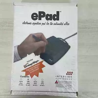 EPAD Electronic Signature Pad USB EPad VP9801 Sealed Inbox • $45
