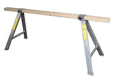 Aluminium Saw Horse Trestle Legs (Pair) - 900mm Platform Height • $148