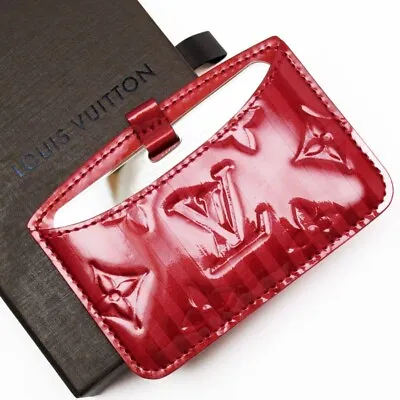 $240.99 • Buy Louis Vuitton Authentic Monogram VERNIS Rayures Etui Miroir Mirror Case M91710