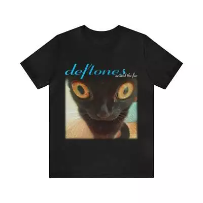 Deftones Around The Fur Cat Band Vtg Black Tee ShirtGift For Birthday • $34.83