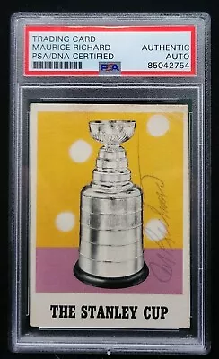 MAURICE RICHARD 1970-71 OPC #254 Signed Autograph PSA/DNA Authentic • $499.99