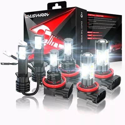 For Ford Focus 2012 - 2018 LED Headlights High Low Beam Fog Light Bulb H1 + H11 • $29.99