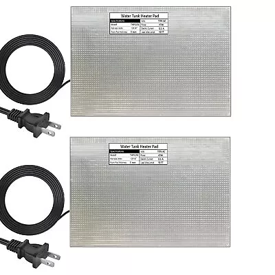 H&G Lifestyles RV Holding Tank Heater Pad Use With Up To 120V 12X18  Steel  • $74.17