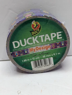 $16.99 • Buy Duck Tape My Design Purple Owls 1.88  X 10 Yards New Craft