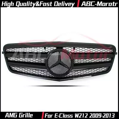 Gloss Black AMG Style Grille For Benz E-Class W212 2009-2013 E300 E350 E450 E500 • $159