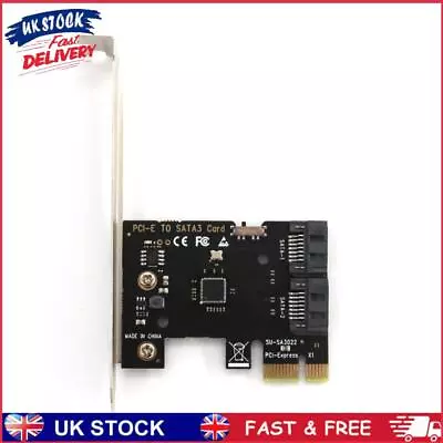 Pci-e To SATA 3.0 Internal 6Gbps Ports Disk Expansion Card • £10.69