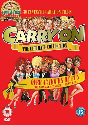 Carry On DVD Box Set Discs Films Complete Ultimate Collection 1958 Series SEALE • £37.82