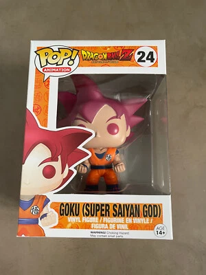Funko Pop Figura de Super Saiyan Goku Pelo Rosa