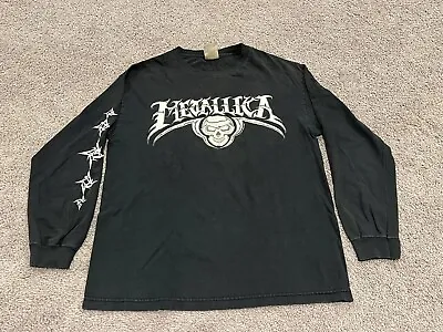 Metallica Long Sleeve Adult Large Black Band Shirt 2004 • $29.95