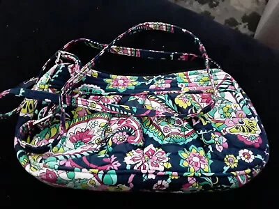 Vera Bradley Petal Paisley Frannie Crossbody Hipster Bag Purse • $8.99