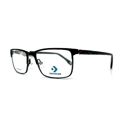 Converse Eyeglasses Frames K107 Black Gunmetal Red Metal Opticals 48-16 130 Mm • $49.98