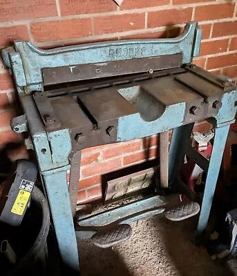 Rhodes Treadle Sheet Metal Guillotine • £375