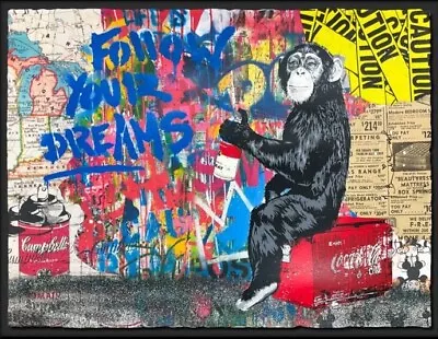 MR BRAINWASH Everyday Life Iconic Dreams Unique Mixed Media Original HAND SIGNED • $7880