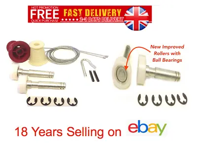 Henderson PREMIER Cones & Cables Roller Spindles Repair Kit Garage Door Spares • £16.25