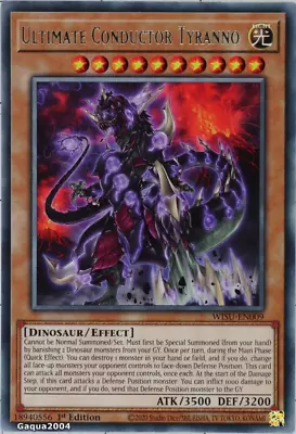 YuGiOh Ultimate Conductor Tyranno WISU-EN009 Rare 1st Edition • £0.99