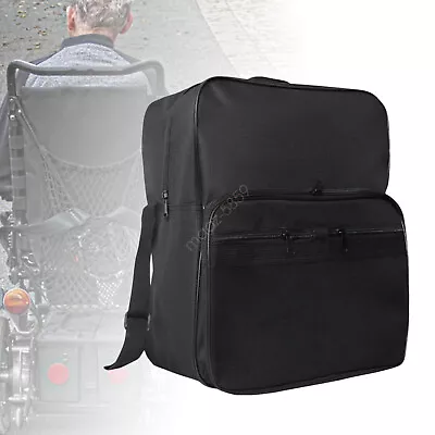 NEW Wheelchair Bag Storage Rollator Scooter Backpack Pockets Accessories HOT AU • $53.26